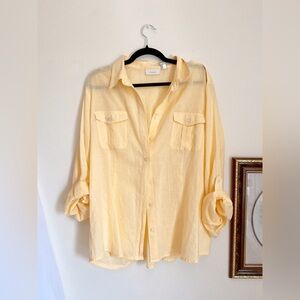 1990s Vintage Yellow Top